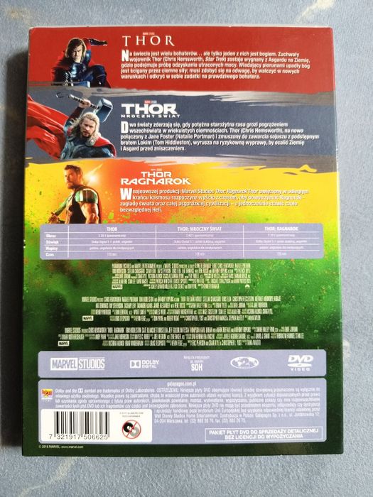 Trylogia THOR DVD