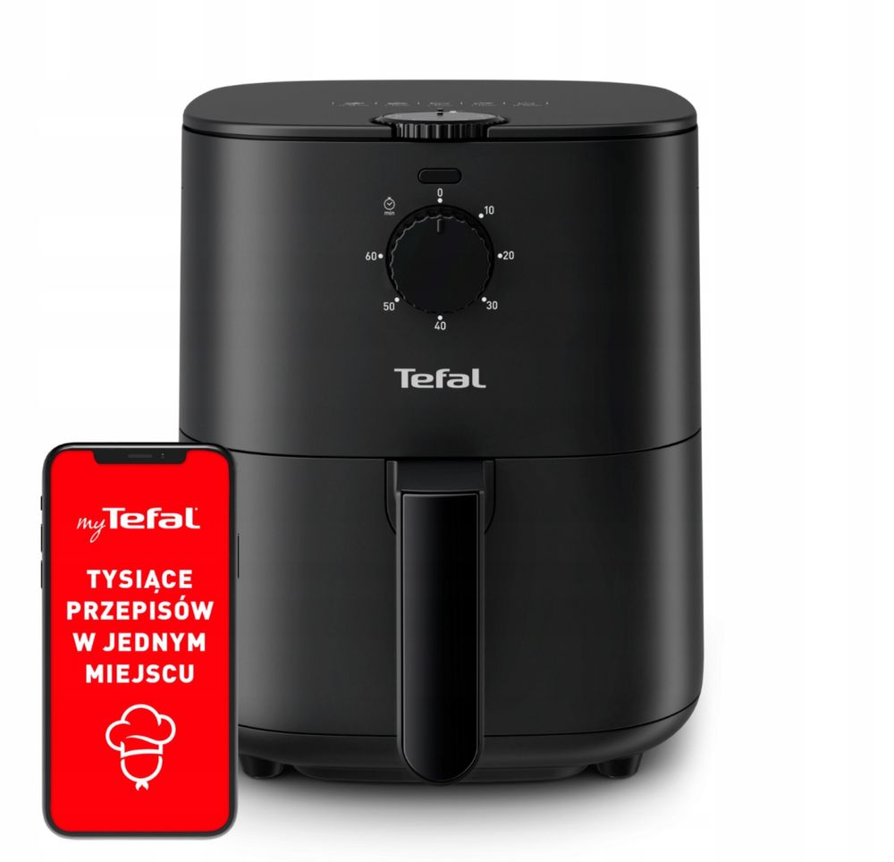 Frytkownica Beztłuszczowa TEFAL do Smażenia Pieczenia PRZEPISY Prezent