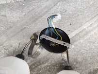 Lampa kinkiet dwa klosze