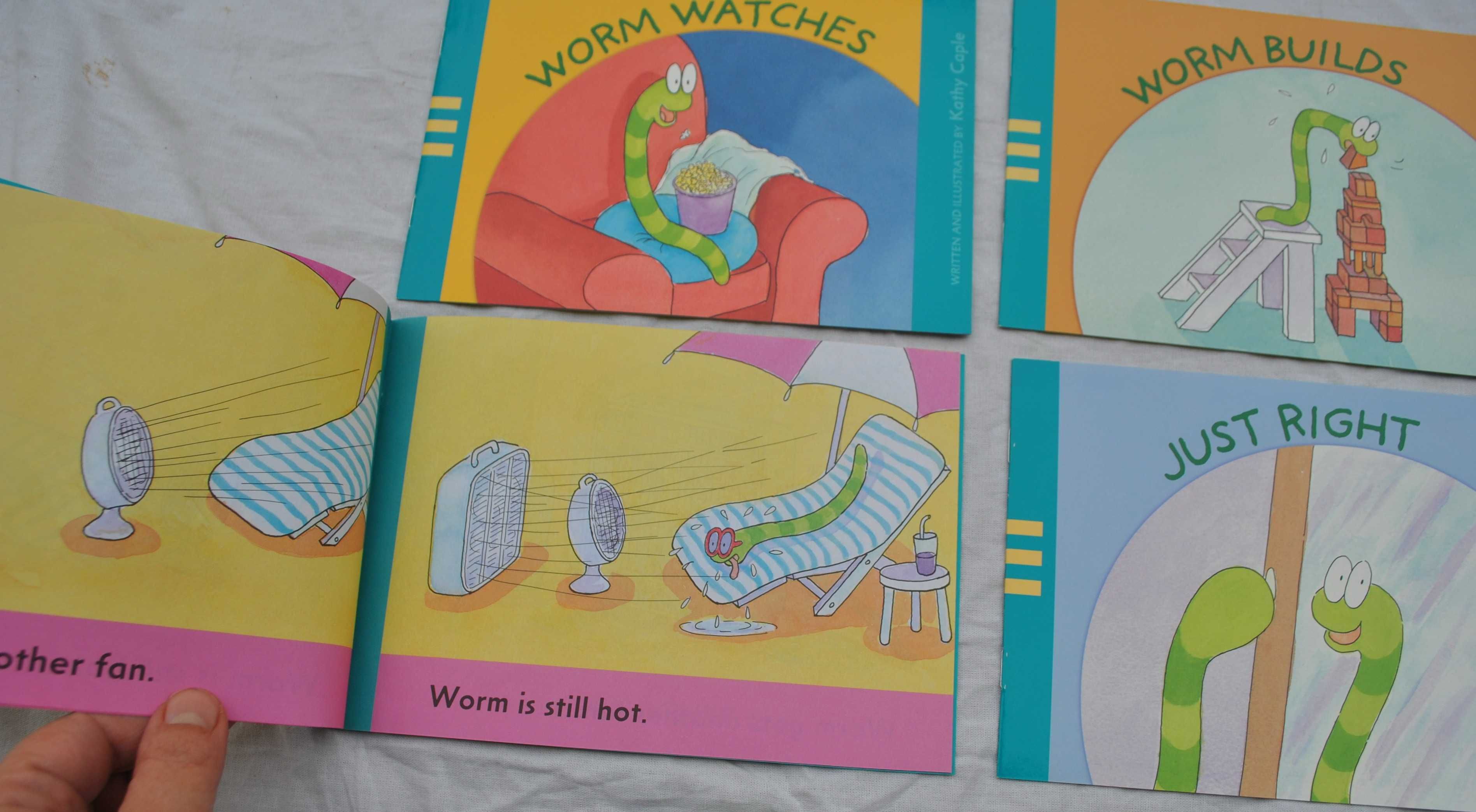 Brand New Readers - Wow, It's Worm! książeczki do angielskiego
