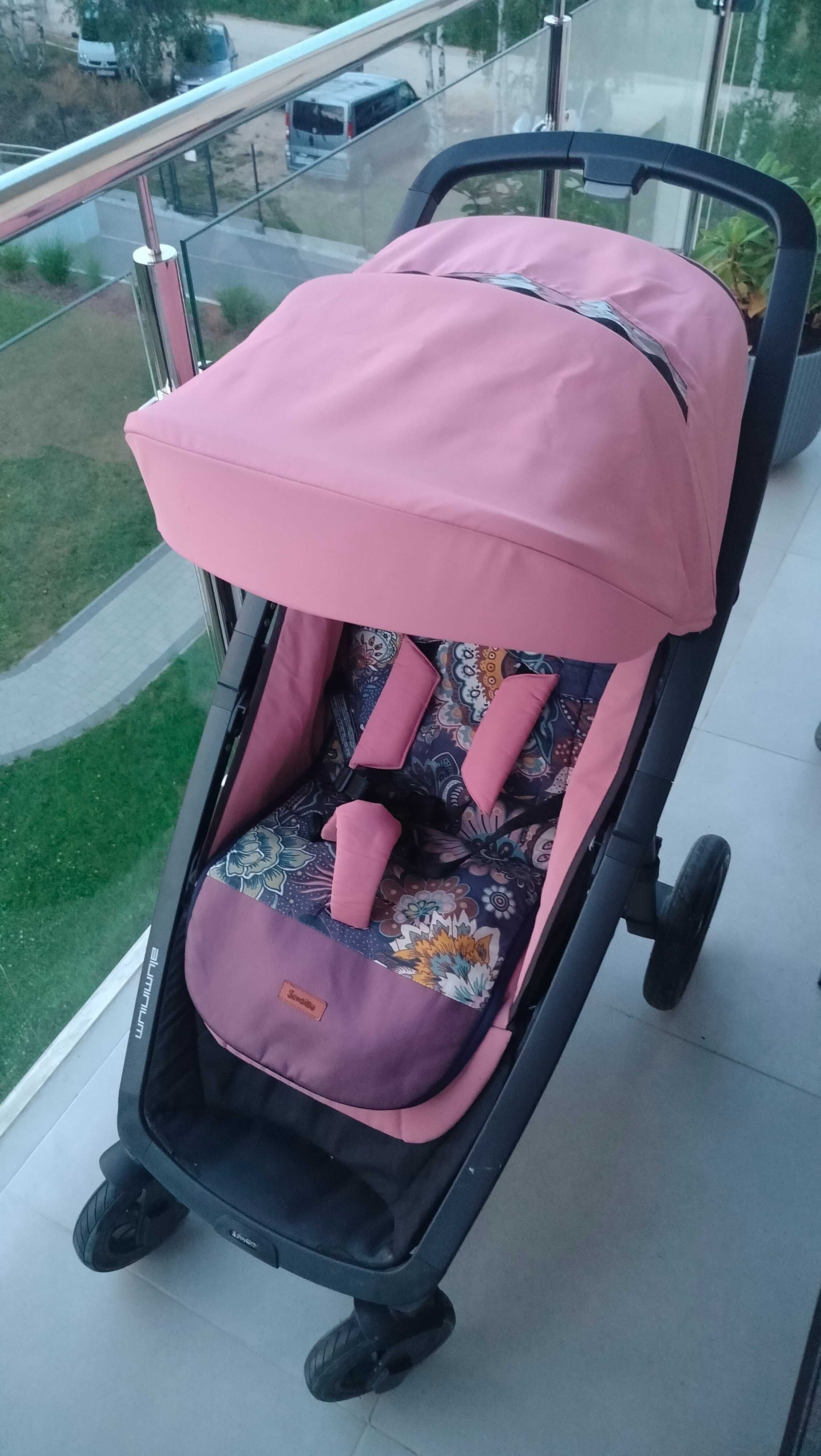 Wózek spacerowy EasyGo różowy