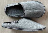 Pantofle filcowe BOSO, rozmiar 41, podeszwa filcowa, ciepłe