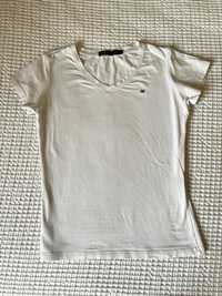Tommy hilfiger biała bluzka t shirt s 36 modny lato