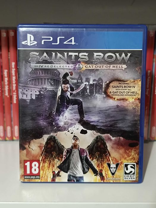 PS4 Jogos Mafia III e Saints Row IV Re-Elected