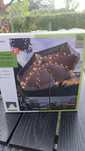 Lampki LED pod parasol ogrodowy