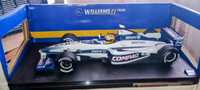 Model Hot Wheels Bolid Williams F1 team Ralf Schumacher skala 1 18