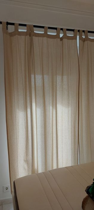 Cortinado bege Ikea