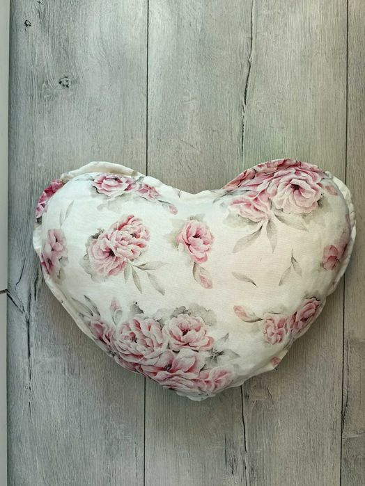 Poduszka serce qbana mama in blossom bambusowa jak nowa 50cm