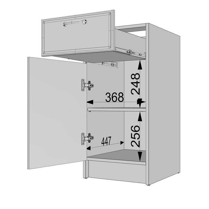 Тумба низ 40см Кухні модульні Кухонні шкафчики