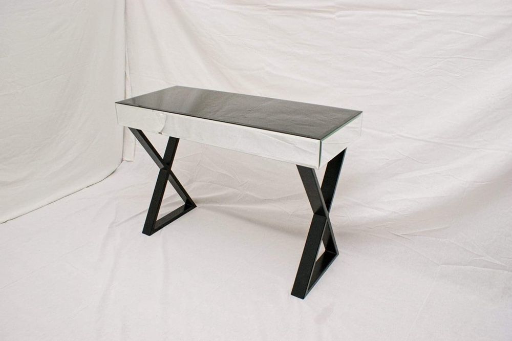 Toaletka szkalna, toaletka z lustra, czarna, biala glamour, OKAZJA!!!