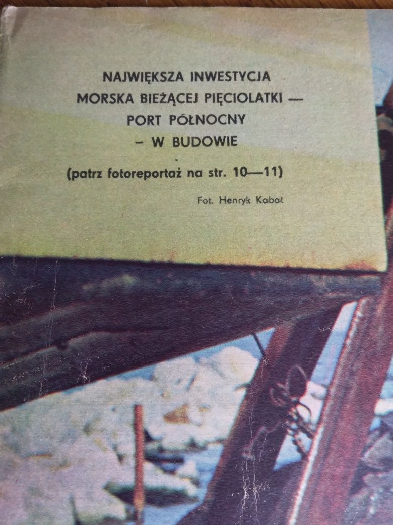 Miesięcznik Morze 1972r