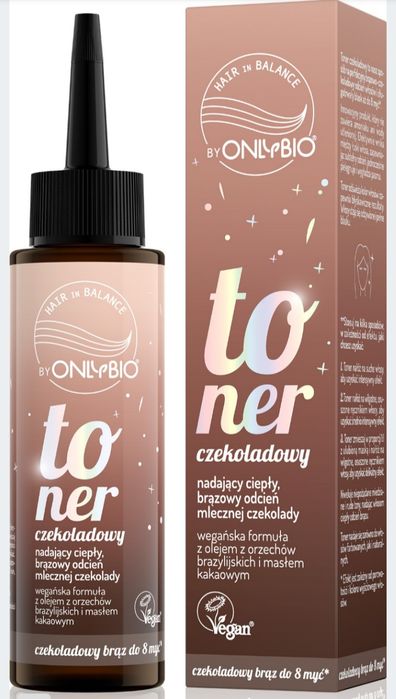 Toner do włosów Only Bio kolor czekoladowy