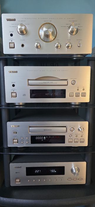Wieża. TEAC  najwyższa seria 500i + dodatkowe kolummm TEAC stan BDB  1