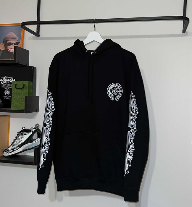 Худі Chrome Hearts чорного кольору