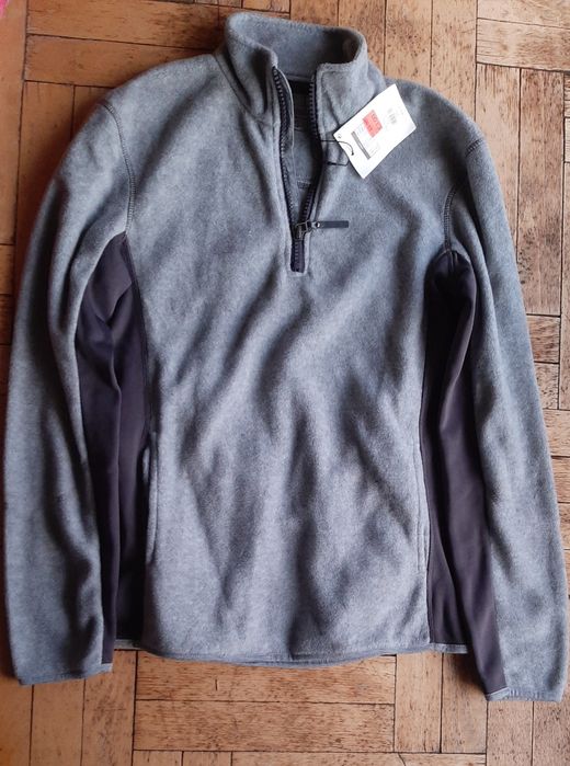 Polarowa bluza szara, męska, S