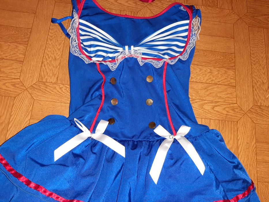 Карнавальный костюм Морячка, Матроска ,Ann Summers от 12-16 лет.