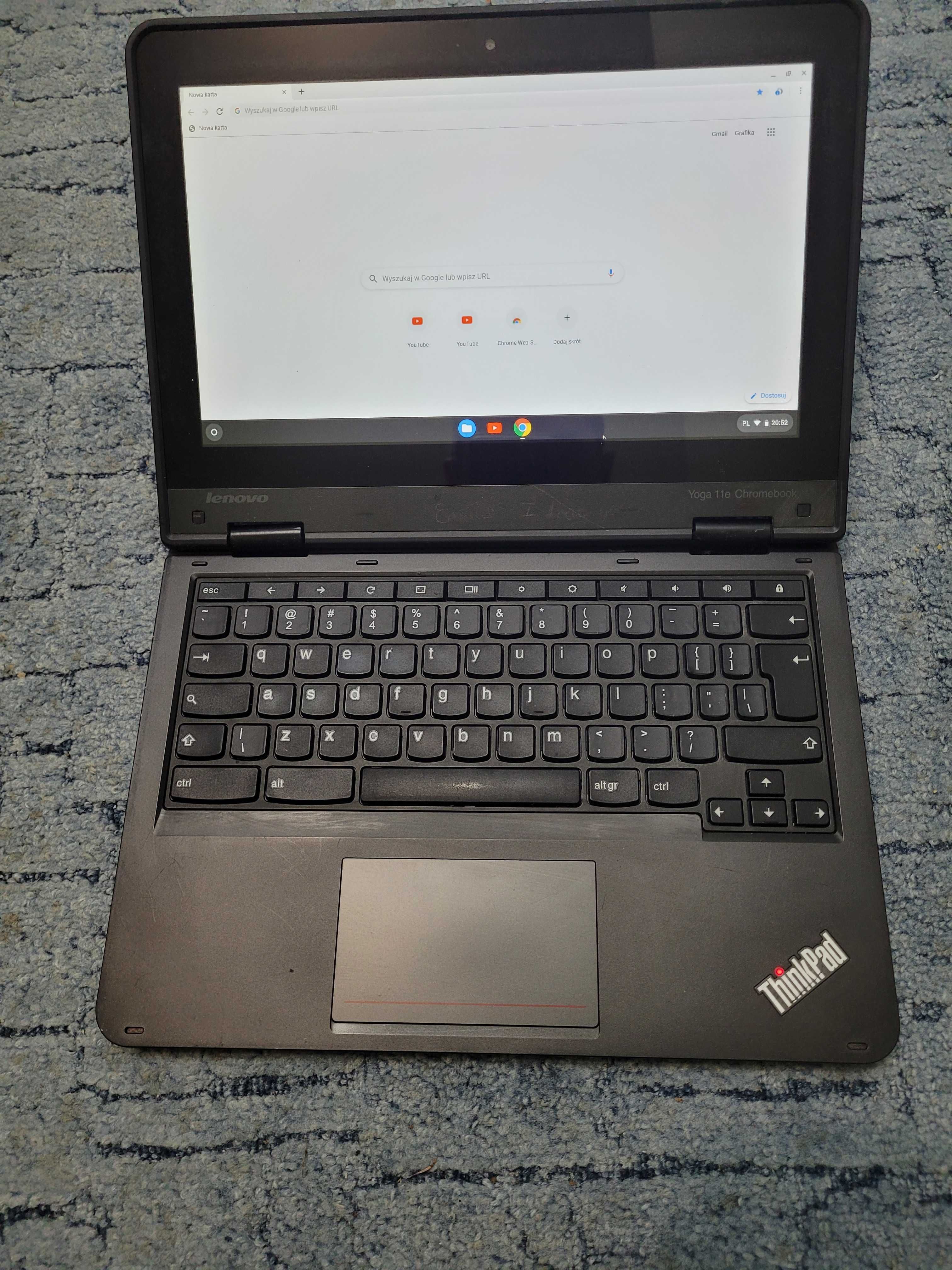 Lenovo Yoga 11e Chromebook N2930 4gb Ram 16gb 11,6 Cala Dotykowy