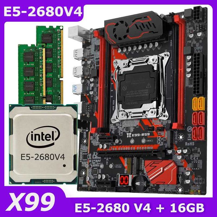 MACHINIST X99 RS9 COOLER / E5 2680 v4 / 16gb (2x8)