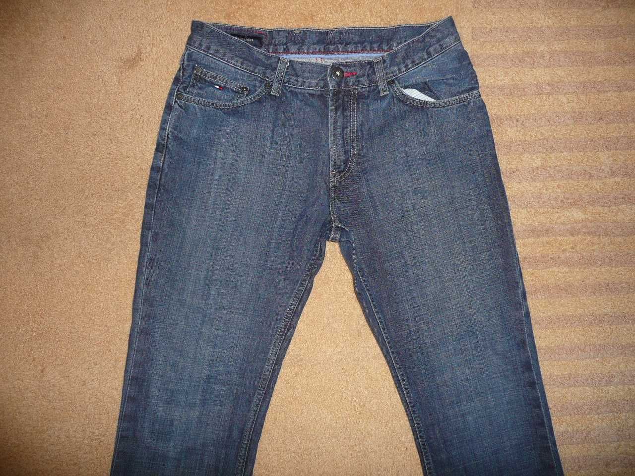 Spodnie dżinsy TOMMY HILFIGER W32/L32=41,5/105cm jeansy