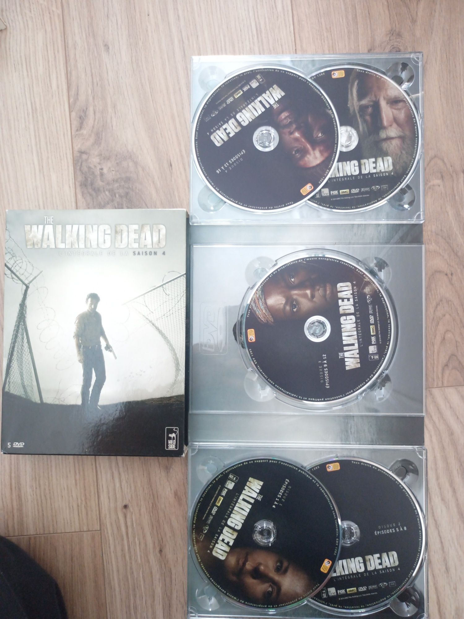 The walking dead DVD inglês francês