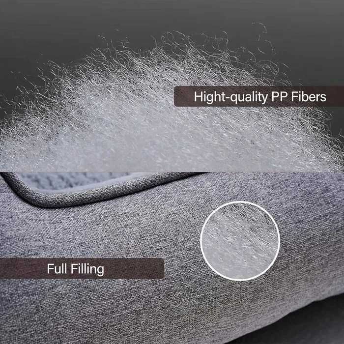 Legowisko dla Psa HMTOPE XL 110x86cm Szare - Komfort i Styl!