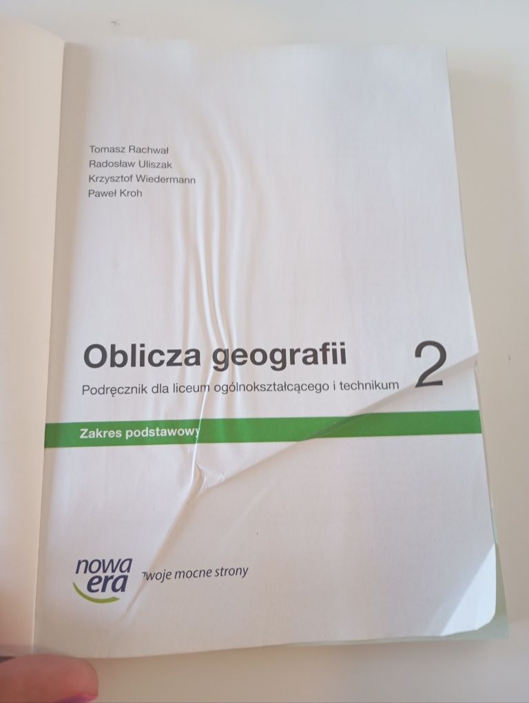 Oblicza geografii 2 karty i podręcznik
