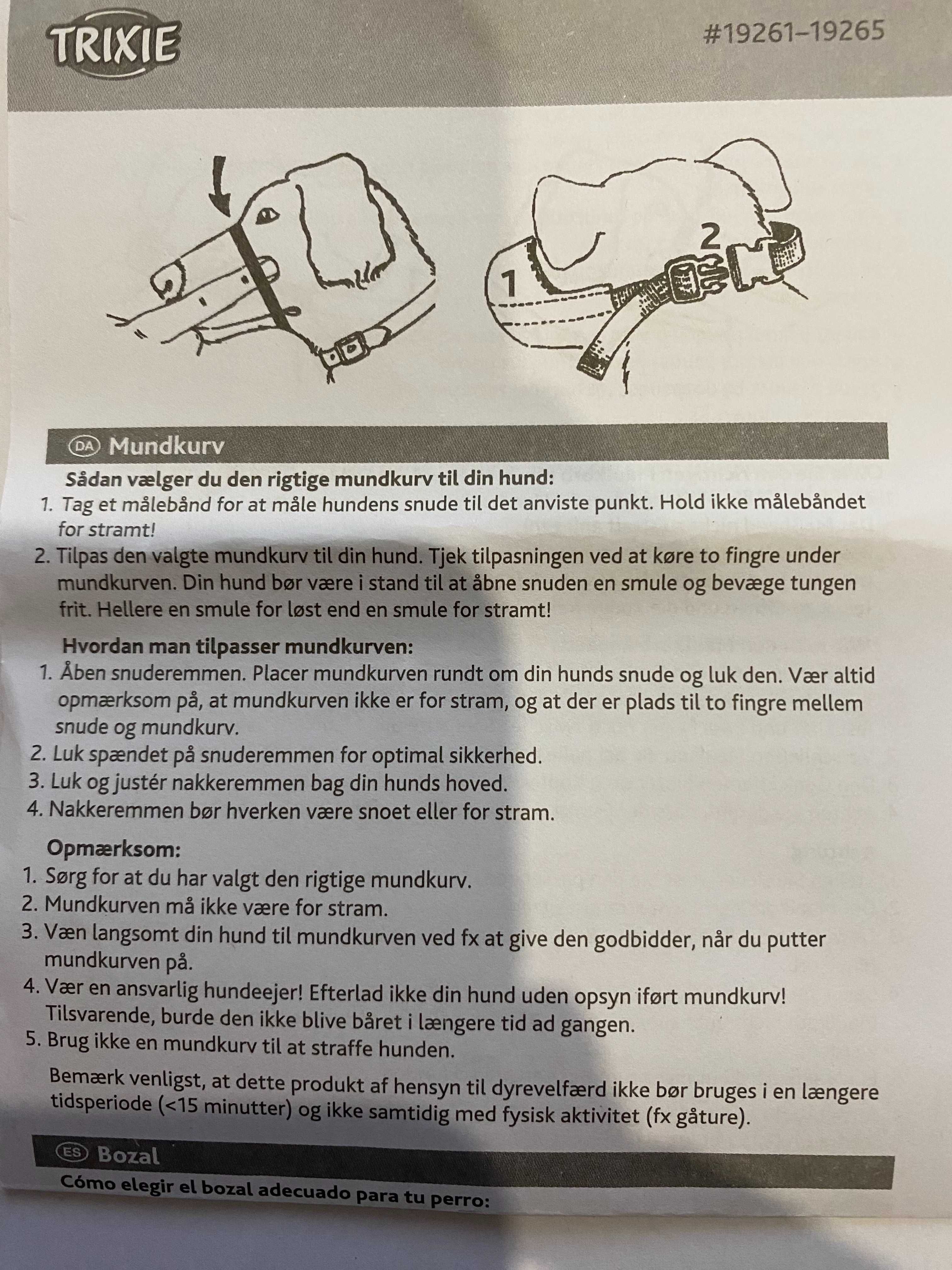 Açaime para animal de estimação (cão)