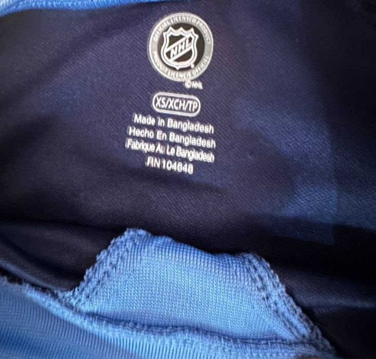 Джерси на подростка Виннипег Джетс НХЛ розмір XS