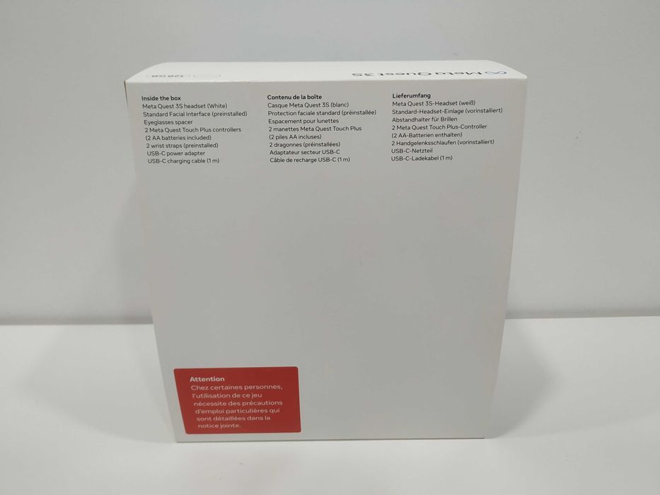 Meta Quest 3s 128GB - NOVO/SELADO