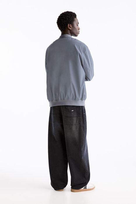 52(XL)мужская светло серая куртка,ветровка,бомбер,бомбер, light grey