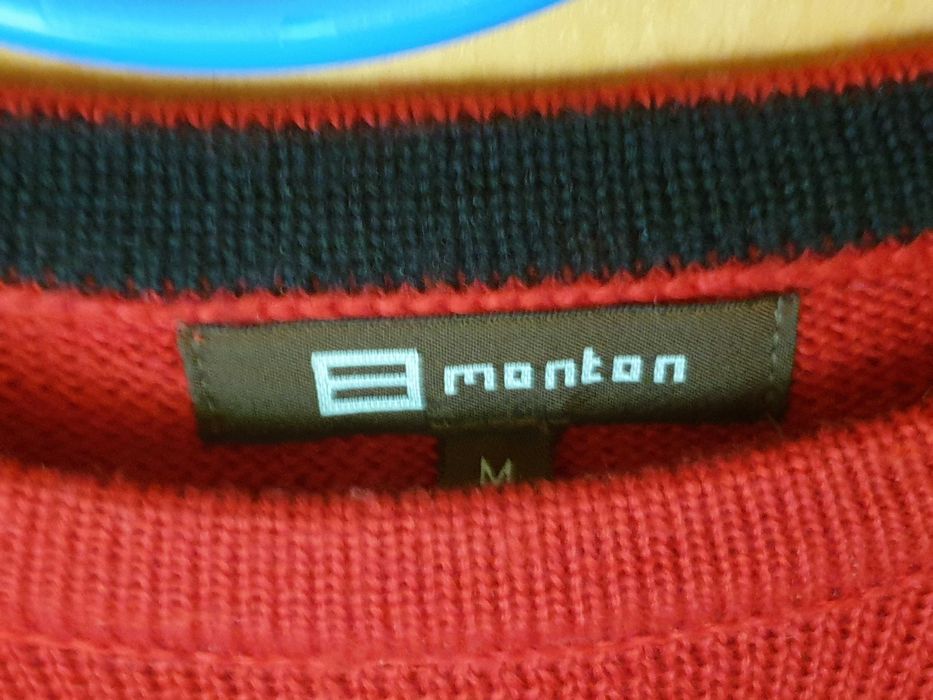 Sweter czerwony , firmy Monton - rozmiar M
