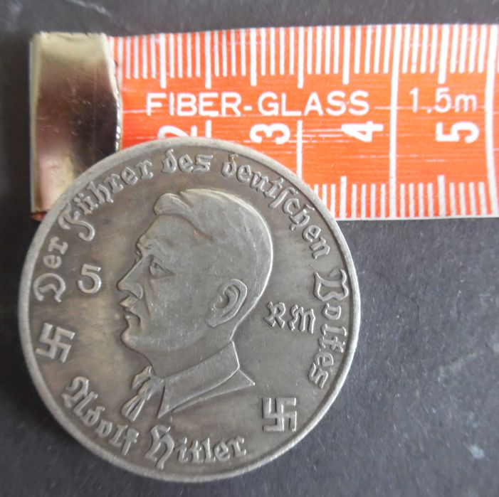 Moeda/Medalha da Alemanha era Nazi de 1942 comemorativa tomada Crimeia