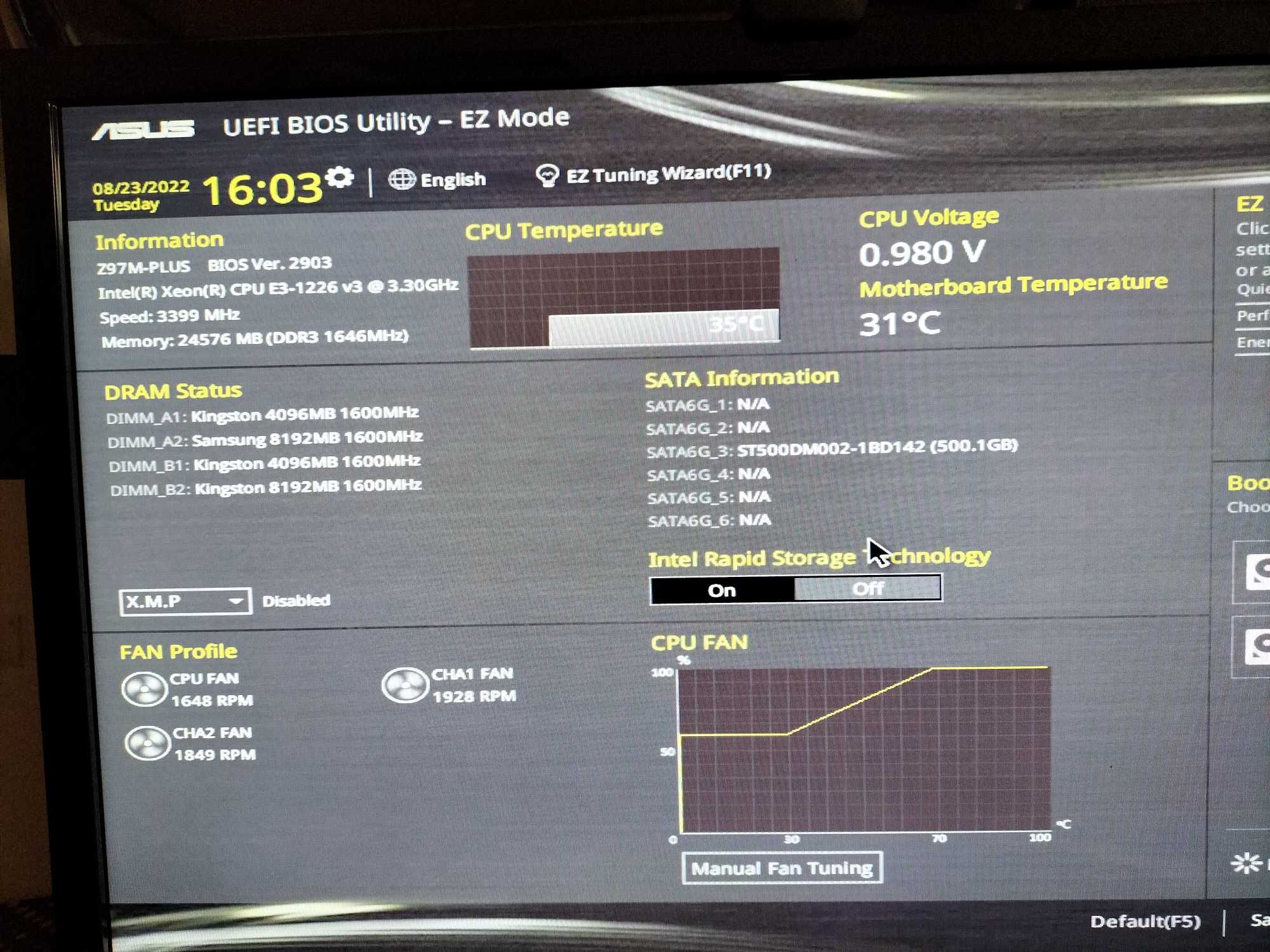 Motherboard Processador Xeon E1226