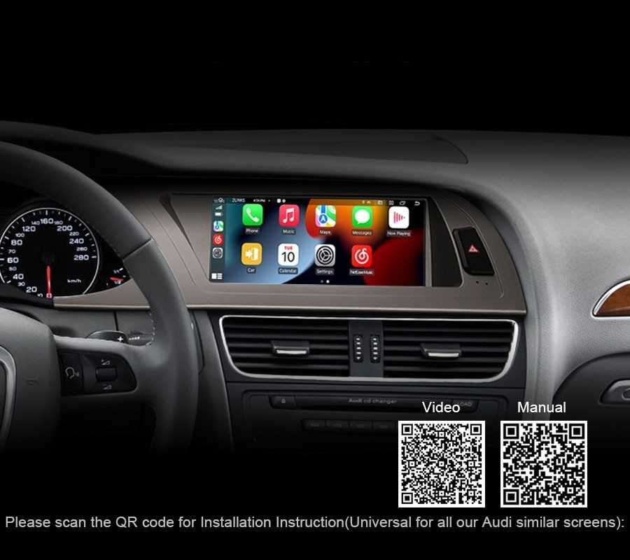 CarPlay Audi B8 A4 Android WiFi 4G GPS Nawi MP3 MP4 USB Radio DAB+
