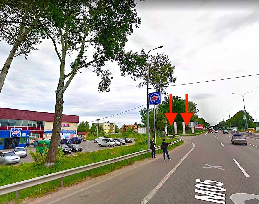 Продаж, фасадна ділянка під комерцію, поряд АТБ. Гатне 3 км від Києва