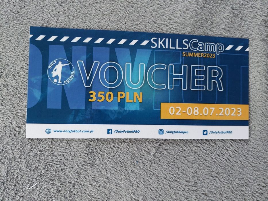 Voucher na obóz piłkarski