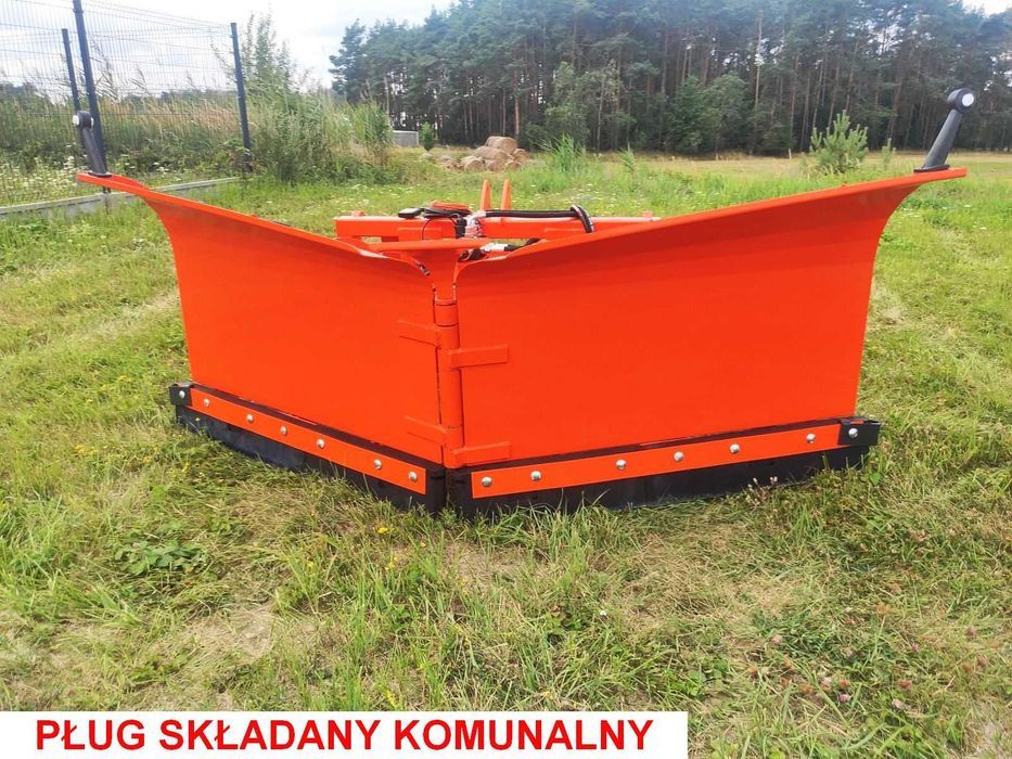 Pług śnieżny do śniegu składany strzałka euroramka TUZ Tur ładowacz