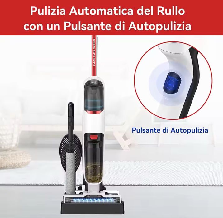 Безпровідний акумуляторний пилосос Redkey rubino 3в1