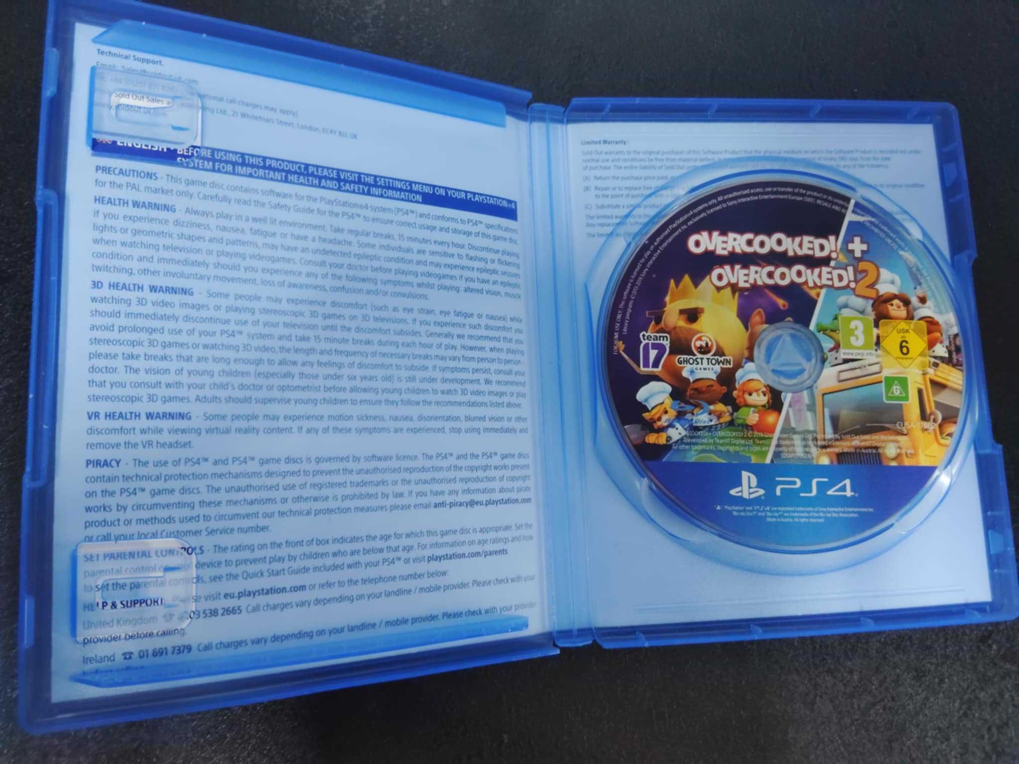 Zestaw Overcooked! + Overcooked! 2 PS4