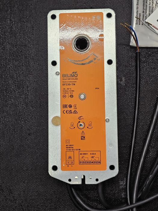 siłownik pożarowy Belimo BF230-TN – NOWY klapa pożarowa