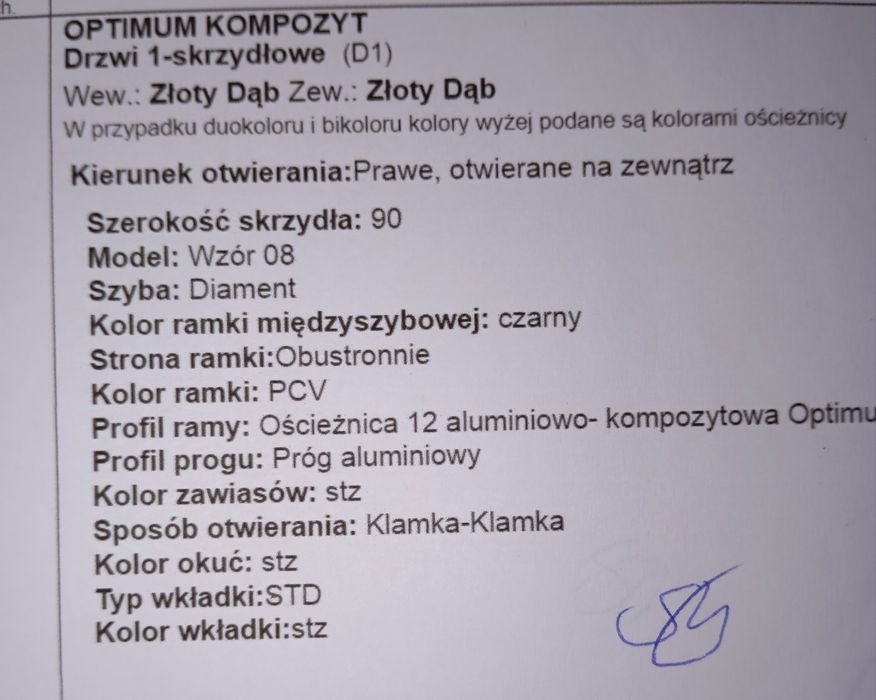 Drzwi frontowe weekend