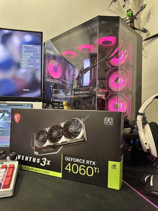 Відеокарта MSI GeForce RTX 4060 Ti 8G Ventus 1 рік гарантії