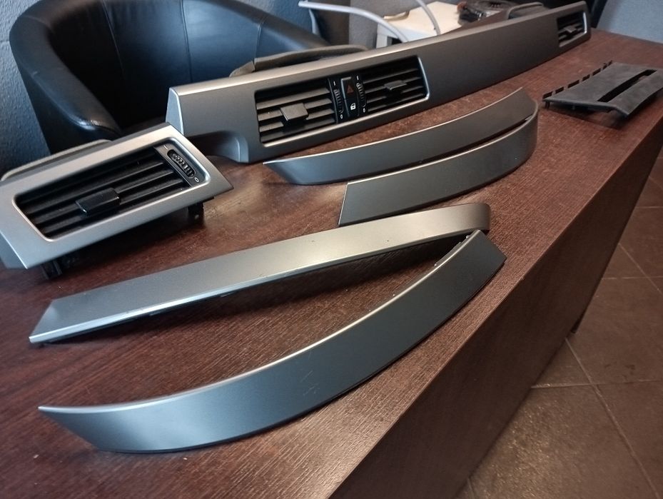 Dekory BMW E60 E61 drzwi boczki deska środkowy panel ładne