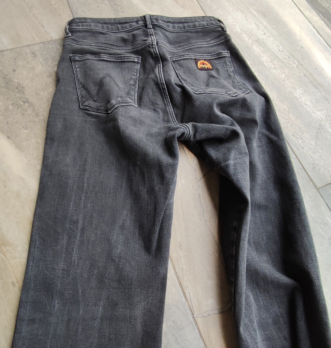 Wrangler tęcza vintage W29 L32 XS S M dzwony Sunnrise