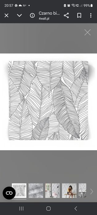 Tapeta czarno- biała 4wall