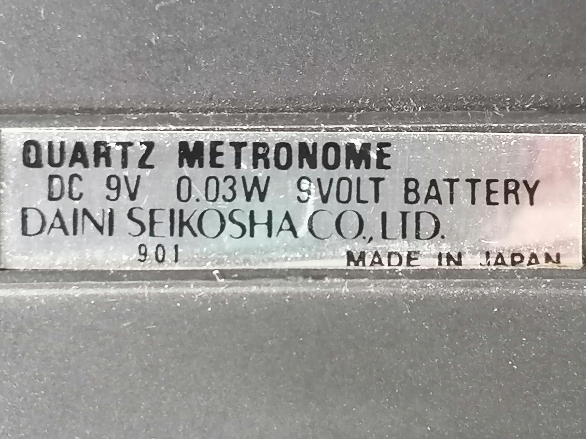 Metronom METRINA ZEN-ON Quartz Metronome Made in Japan