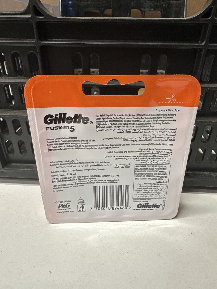 Wkłady do golenia Gillette Fusion 4pack