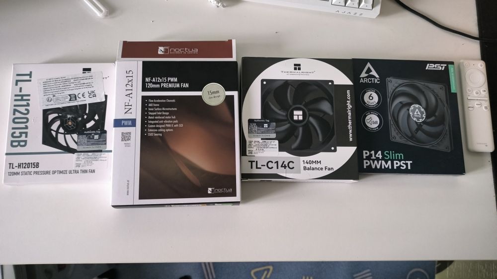 Вентилятор комп'ютерний noctua, termalright, arctic