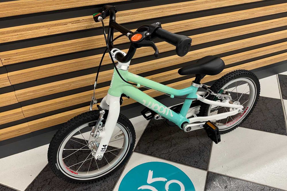 Rower dziecięcy woom 2 GO miętowy Spearmint Crush rowery woom KRAKÓW