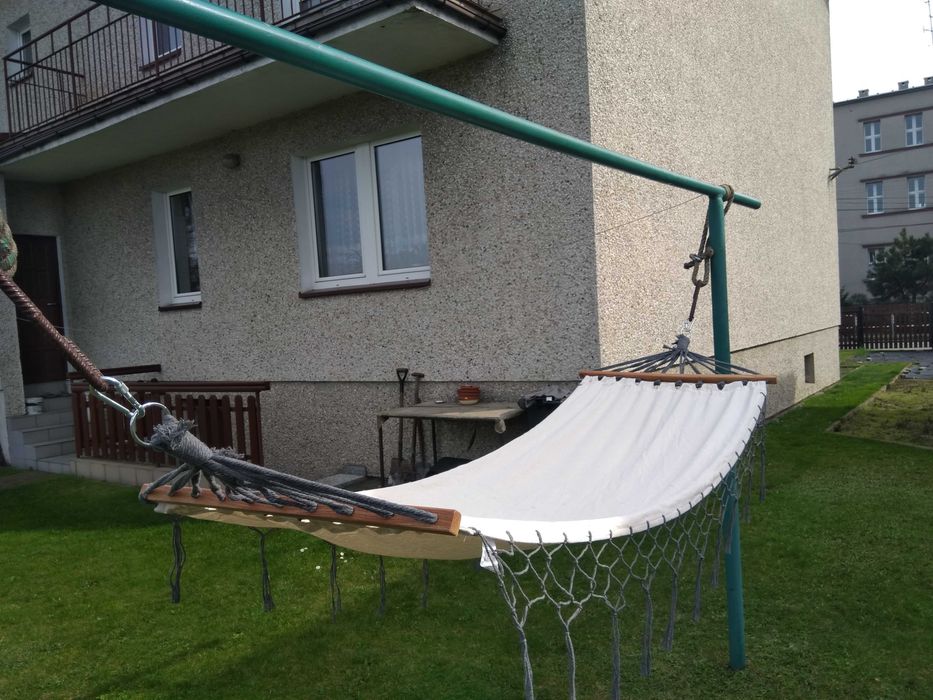 makramowy hamak boho nowy